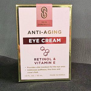 Anti-aging Eye Cream Retinol & Vitamin E Puffiness Wrinkles 1 fl oz NIB